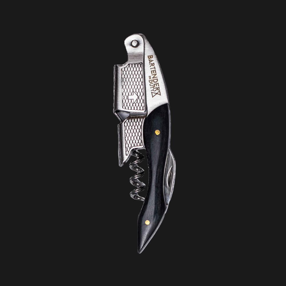 Descorchador de 3 Tiempos Wood&steel Black