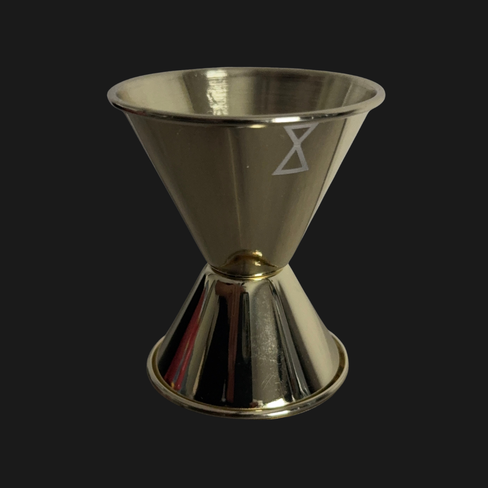 Jigger retro Gold.
