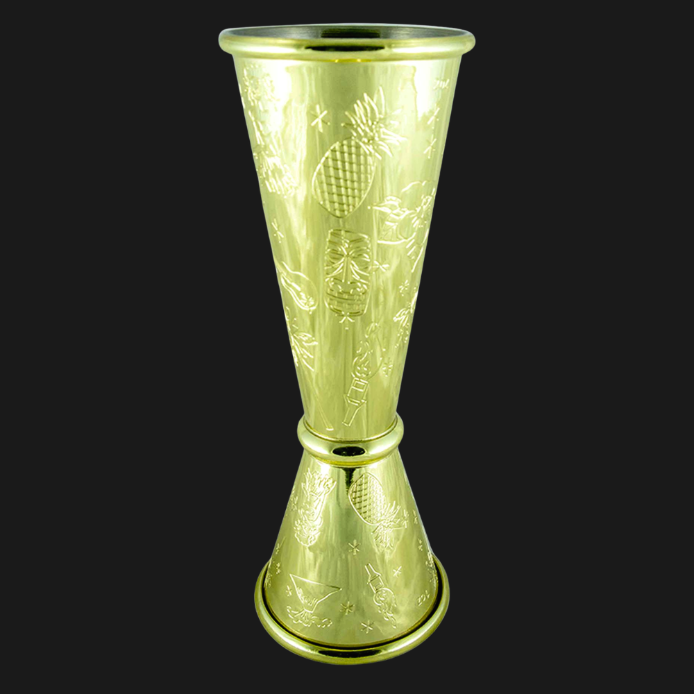 Jigger Japones Hawaian 1-2 Oz Golden