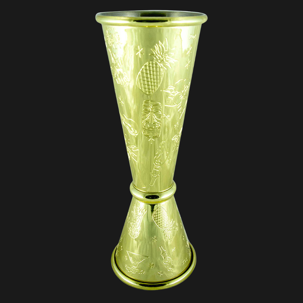 Jigger Japones Hawaian 1-2 Oz Golden