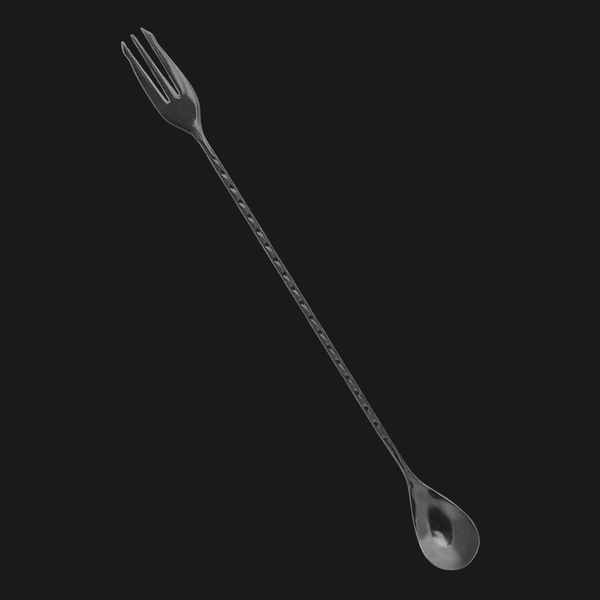 Barspoon Tridente 30 cm Black
