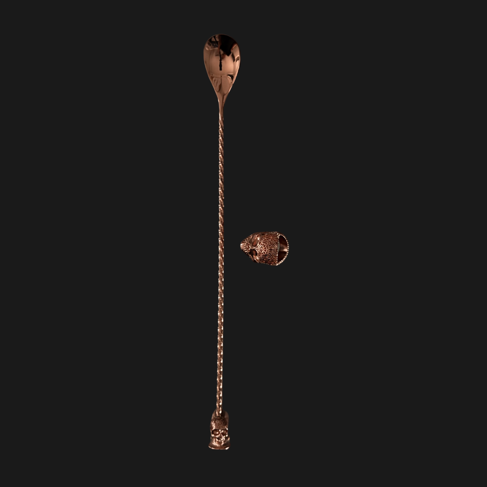 Barspoons calavera Copper.