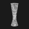 Jigger Japones Mermaid 1-2 Oz Plata