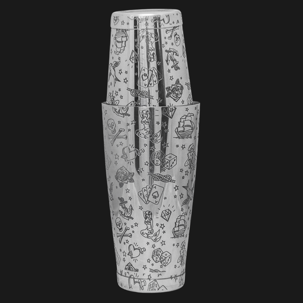 Shaker Boston Grabado Mermaid 28/18 Oz