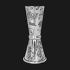 Jigger Japones Mermaid 1-2 Oz Plata