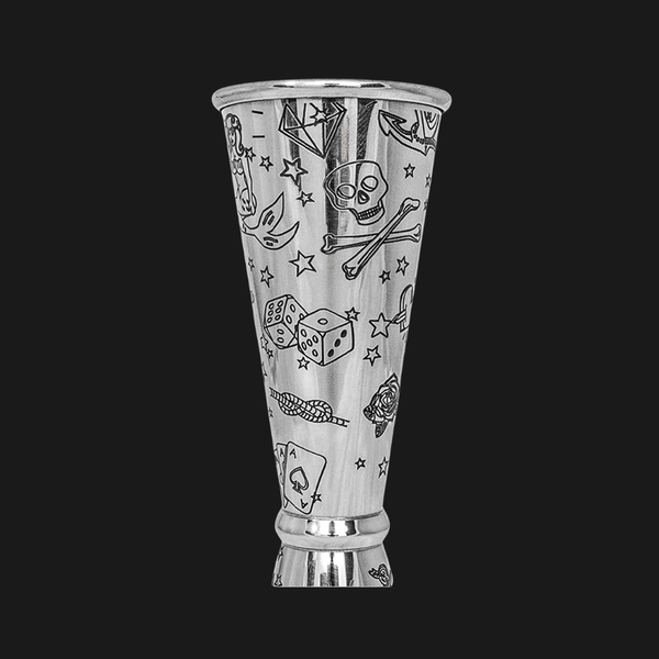 Jigger Japones Mermaid 1-2 Oz Plata
