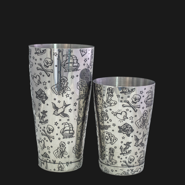 Shaker Boston Grabado Mermaid 28/18 Oz