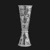Jigger Japones Hawaian 1-2 Oz Plata