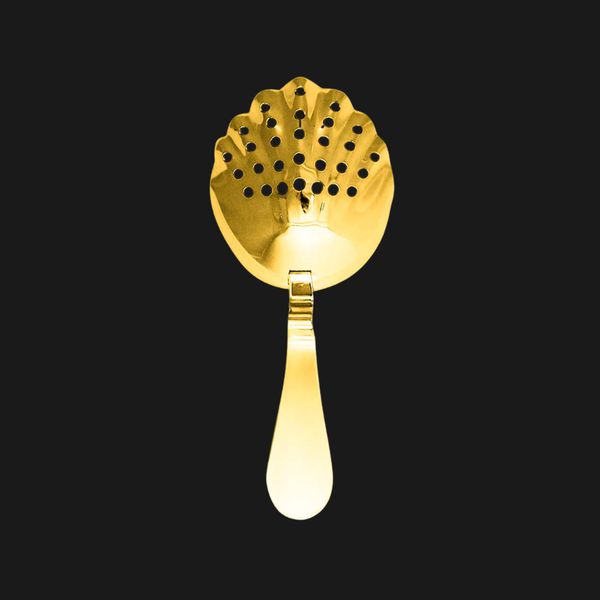 Colador Julep Concha Dorado