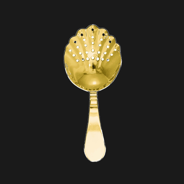 Colador Julep Concha Dorado