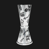 Jigger Japones 1-2 oz Grabado Skull Rose