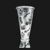 Jigger Japones 1-2 oz Grabado Skull Rose