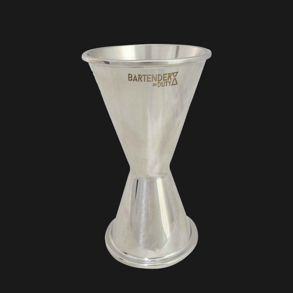 Jigger Bartender On Duty Classic  1-2 oz Silver