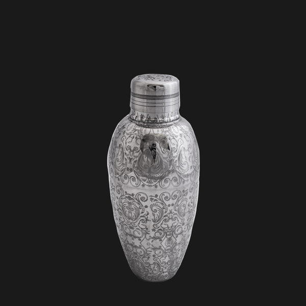 Shaker Birdie Grabado Plata  500 ML