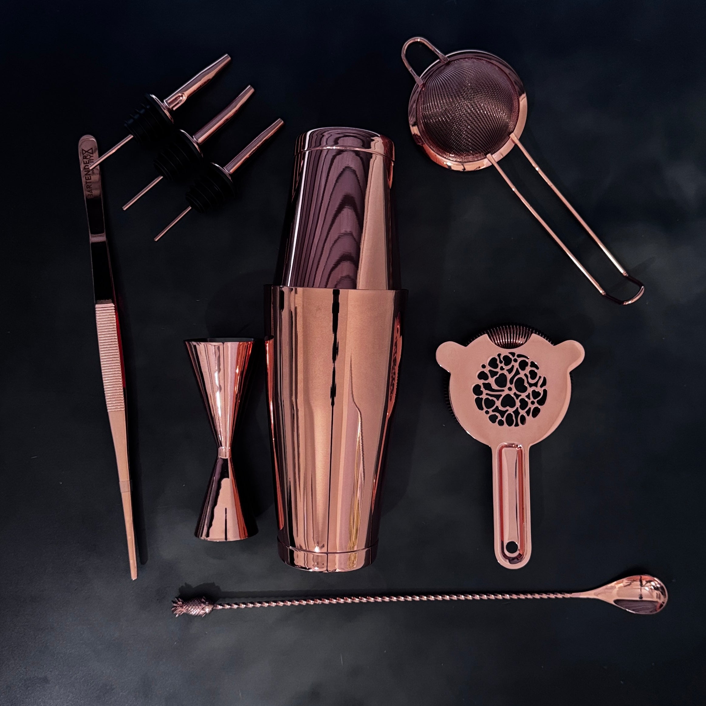 Set Cobre Corazon Aero  Premium - Bartender On Duty